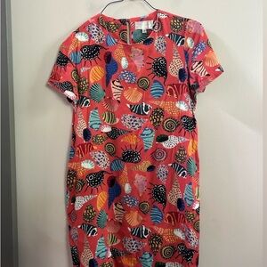 Corey Lynn Calter Shell Patterned Dress